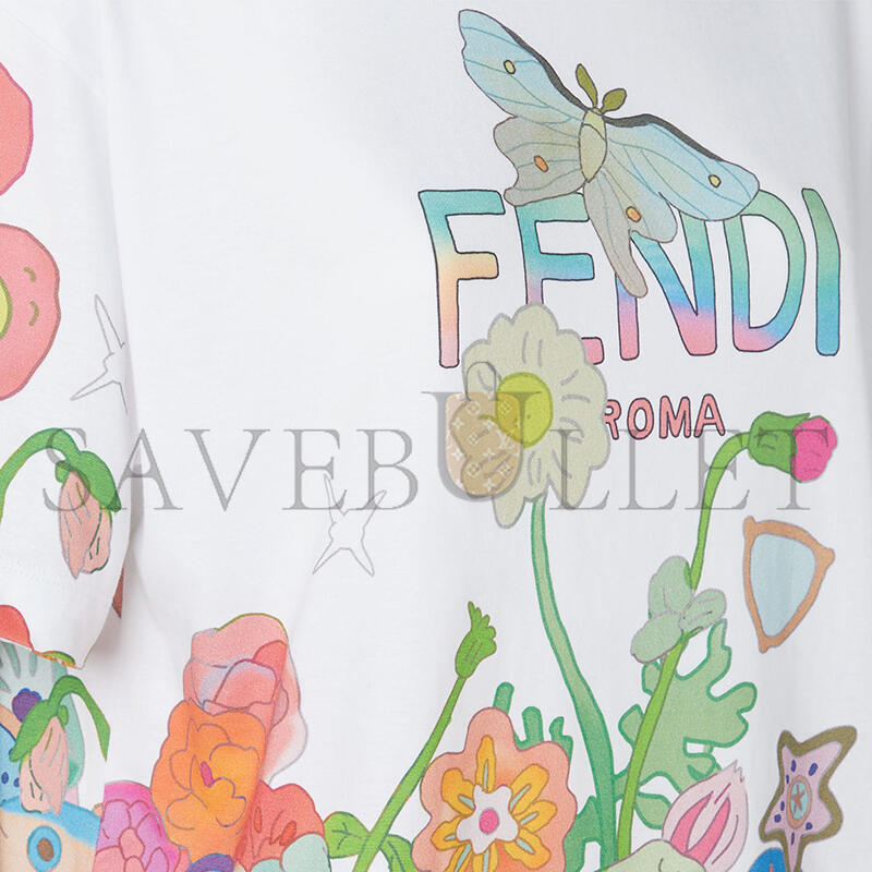 F**di fantastic F**di future t-shirt fs9776aw91f0znm